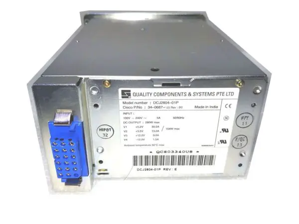 思科 34-0687-03 280W 7200 VXR 电源 - 型号：DCJ28-4-01P