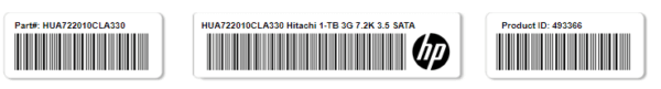 Disco Hitachi HDS 0F18664 1TB Hot-Plug SATA Drive 3Gb/s 7.2K 3.5-inch Hard Drive